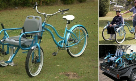 Bike Chair for Special Needs – Allows You to Take Someone with Limited Mobility for a Ride.