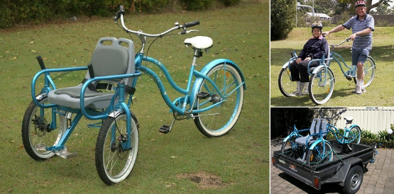Bike Chair for Special Needs – Allows You to Take Someone with Limited Mobility for a Ride.