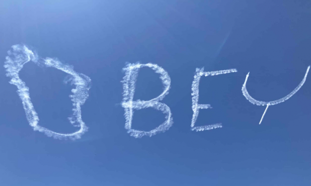 Kentuckians Wake Up to “OBEY” Message in the Sky After Mask Mandate